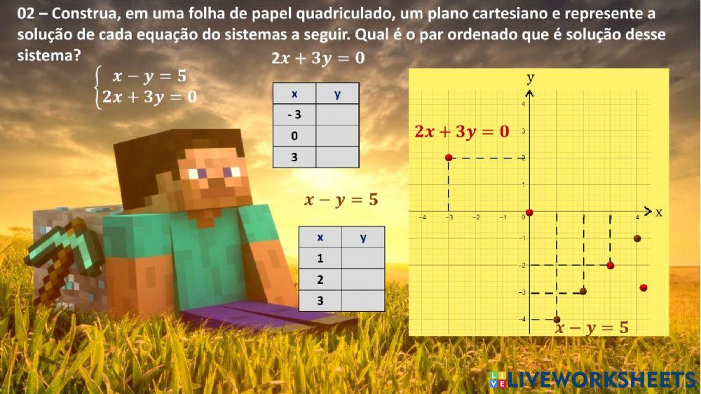 Sistema de equações do 1° grau