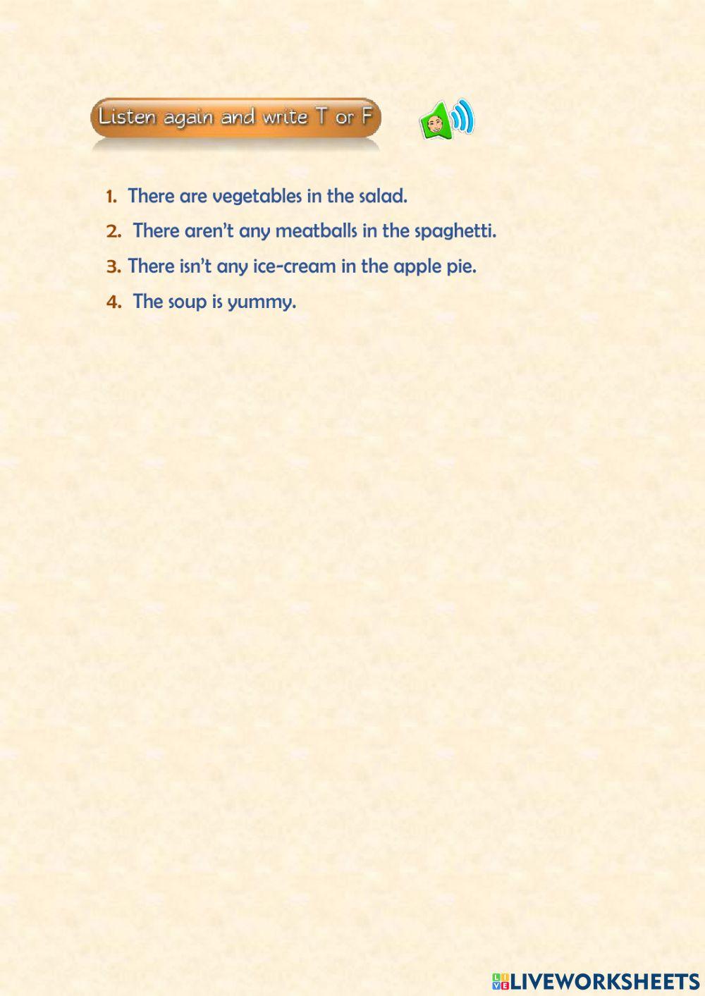 Listening comprehension