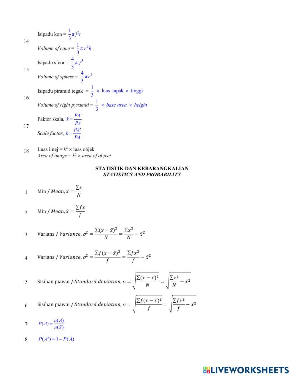 PENTAKSIRAN PERCUBAAN NO.1 HINGGA 6