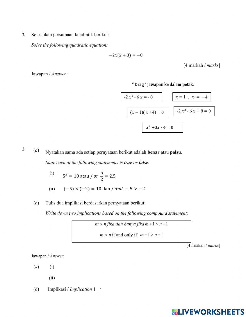 PENTAKSIRAN PERCUBAAN NO.1 HINGGA 6