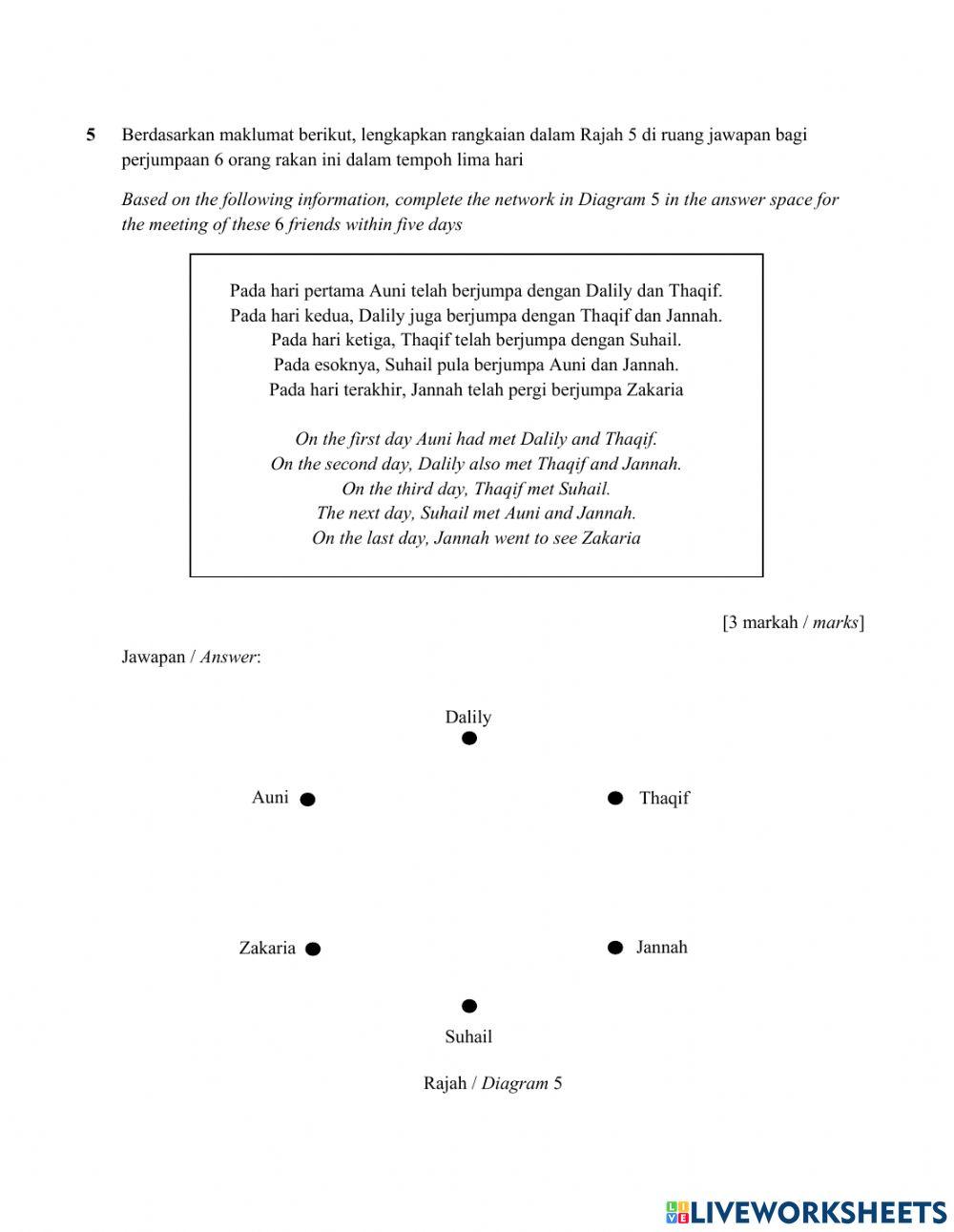 PENTAKSIRAN PERCUBAAN NO.1 HINGGA 6