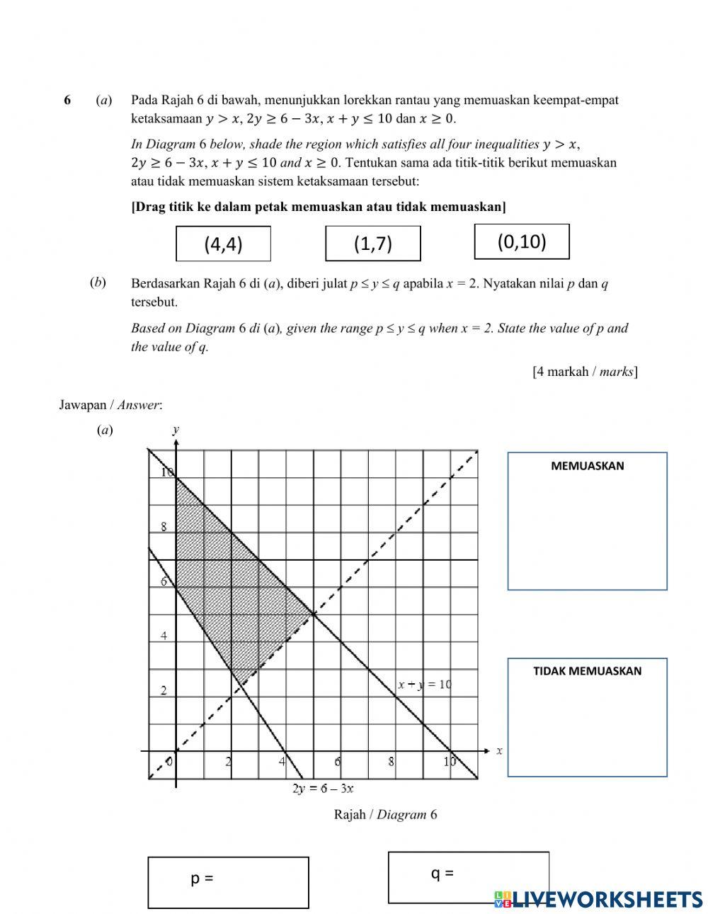 PENTAKSIRAN PERCUBAAN NO.1 HINGGA 6