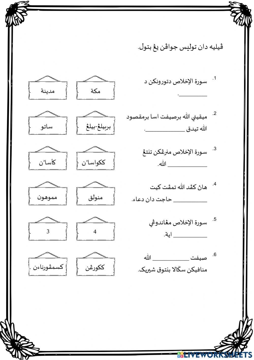 Kefahaman surah al-ikhlas