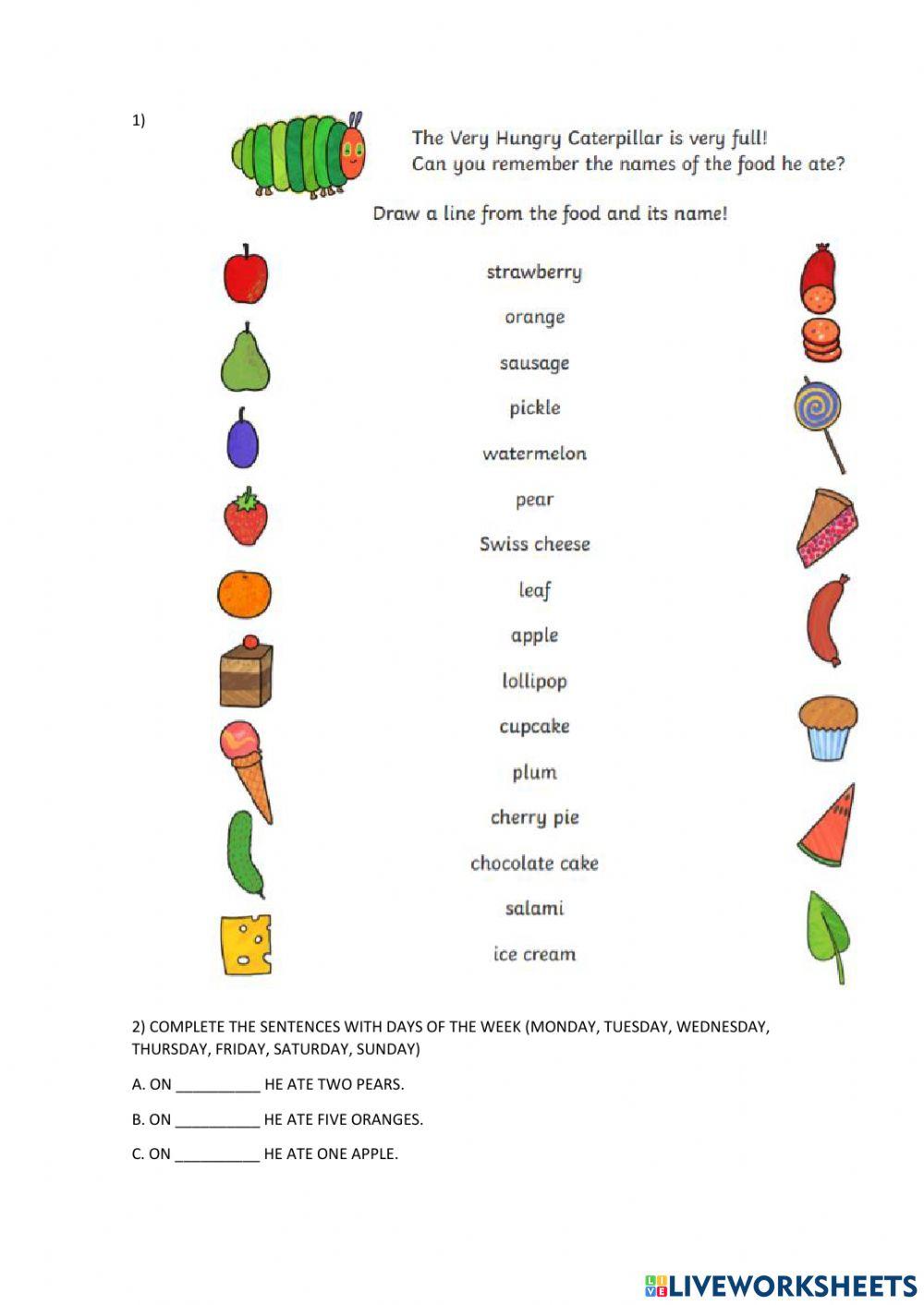 The very hungry caterpillar