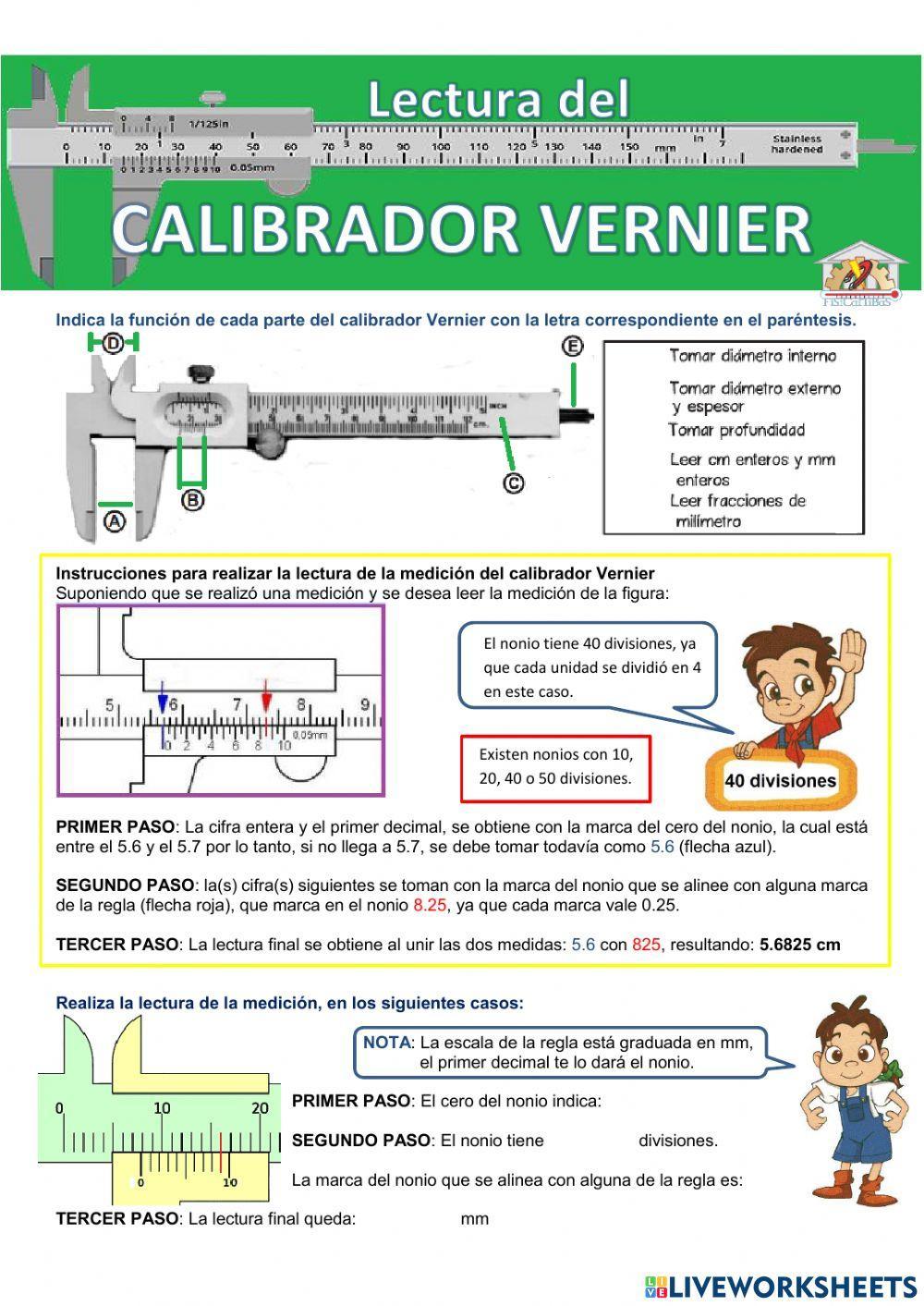 Calibrador Vernier