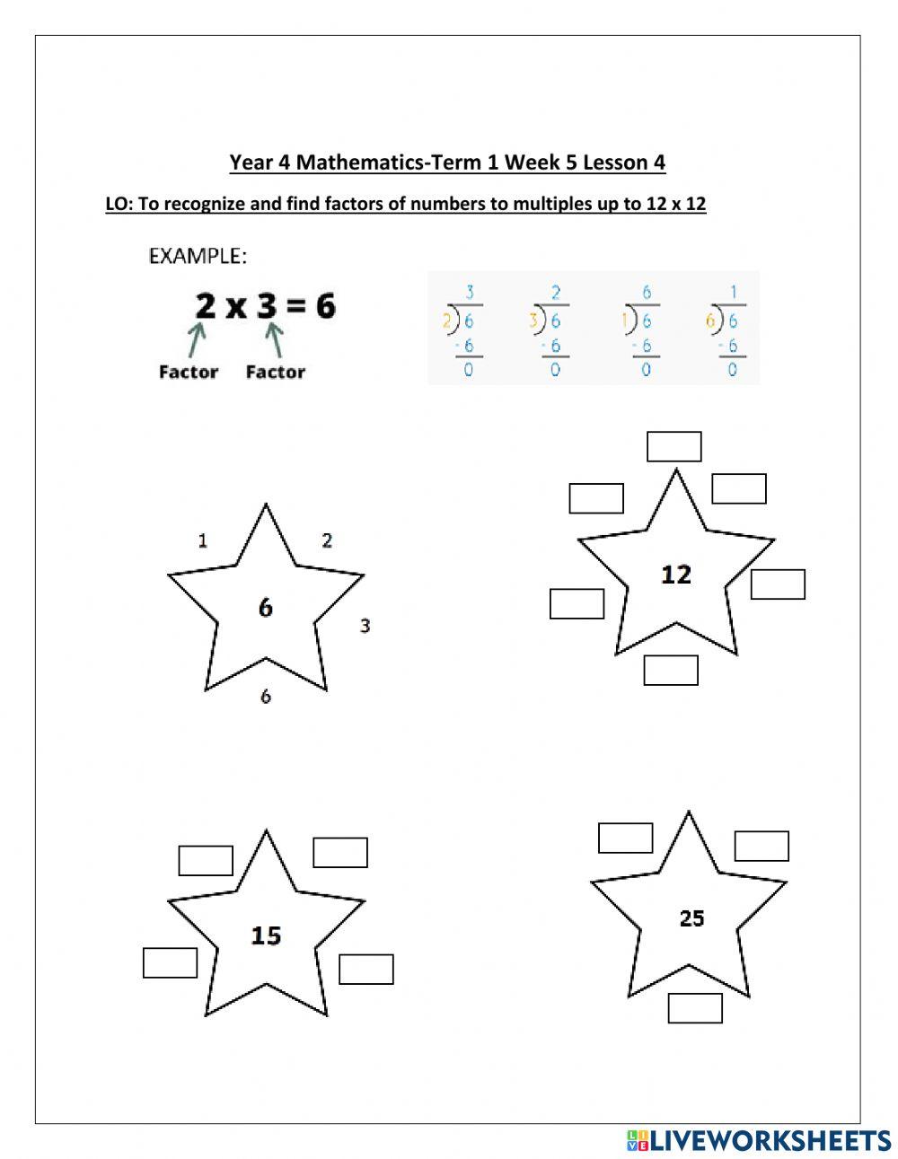 DIS Maths term 1 week 5 lesson 4