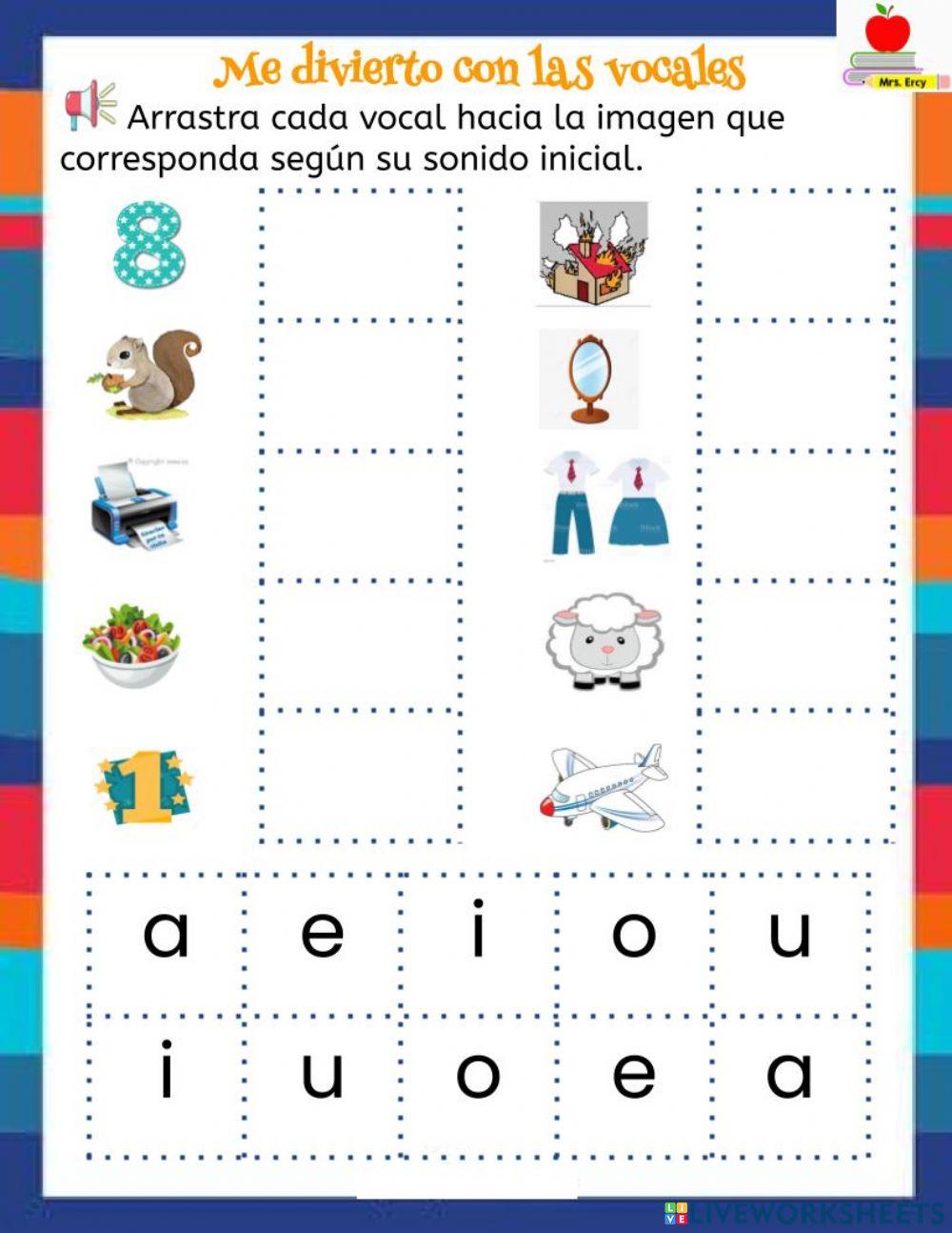 Me divierto con las vocales