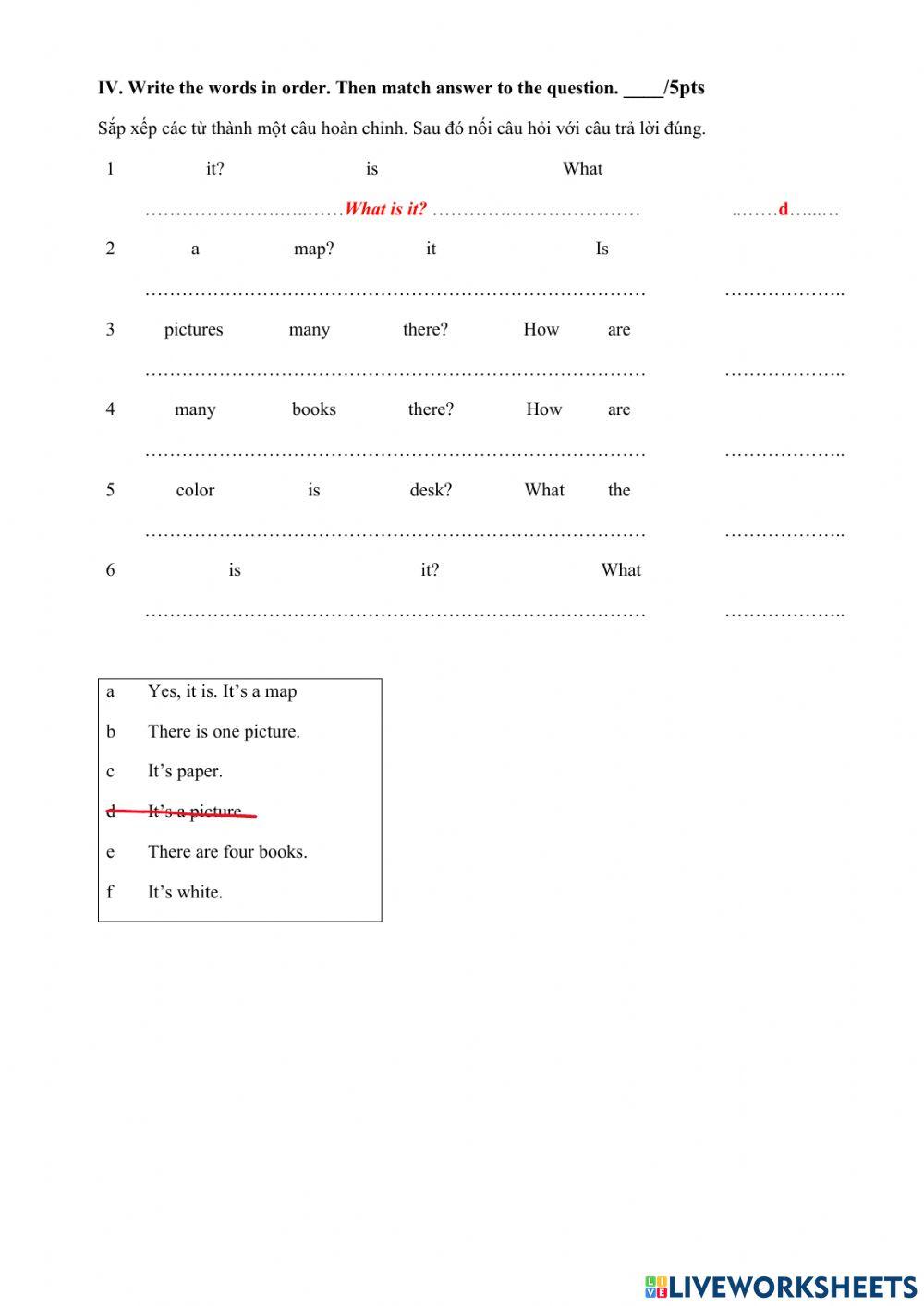 EOW1-Progression Test-Unit 1