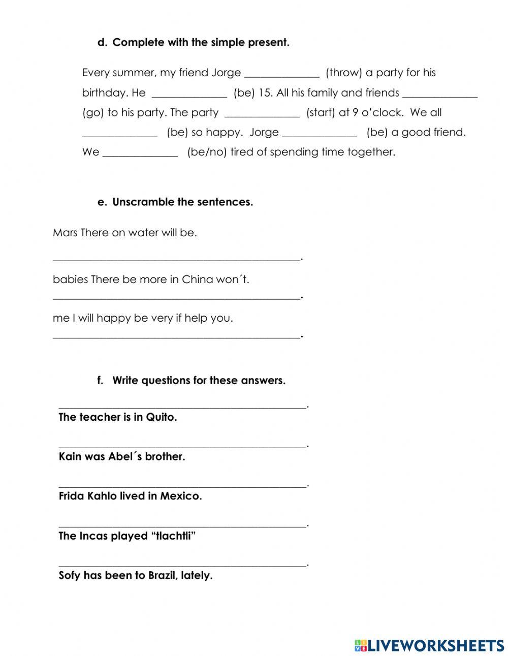 8th Diagnostic Evaluation CEFR A2.2 level