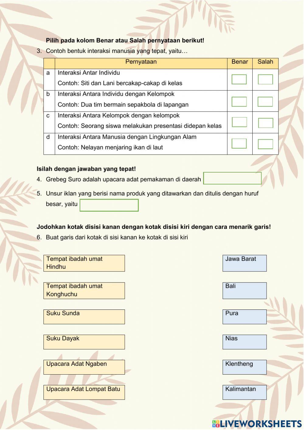 Kelas 5, Tema 3, Subtema 1, Pembelajaran 3