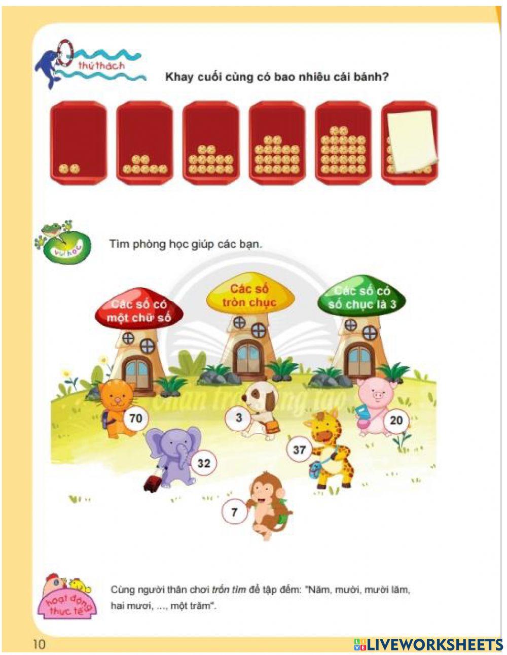 Ôn tập các số đến 100