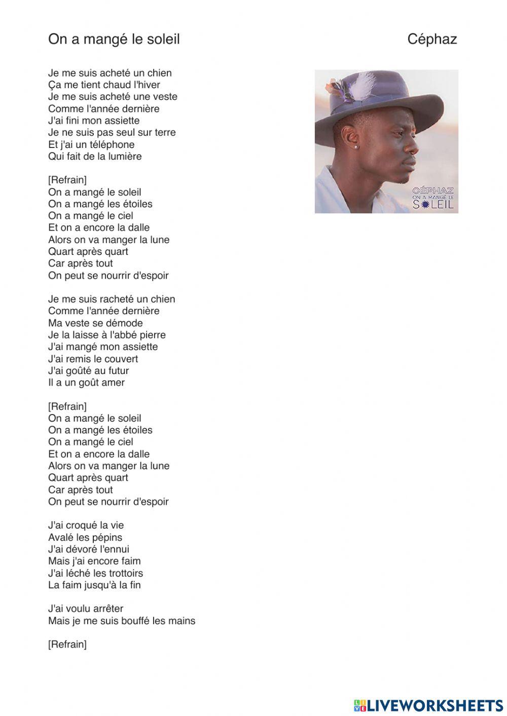 On a mangé le solei -Céphaz