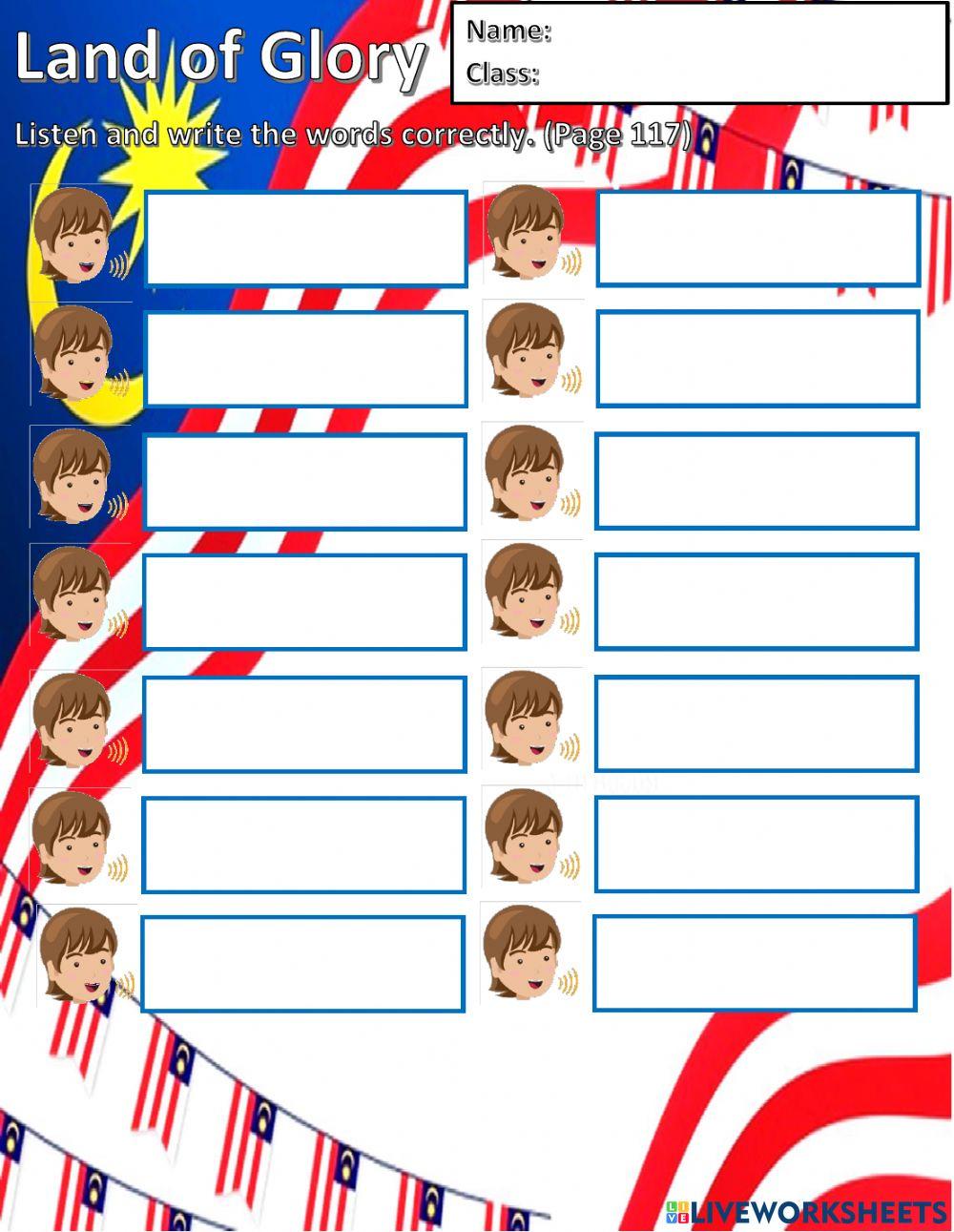 Year 6 Unit 12 Land of Glory: Reciting Poem