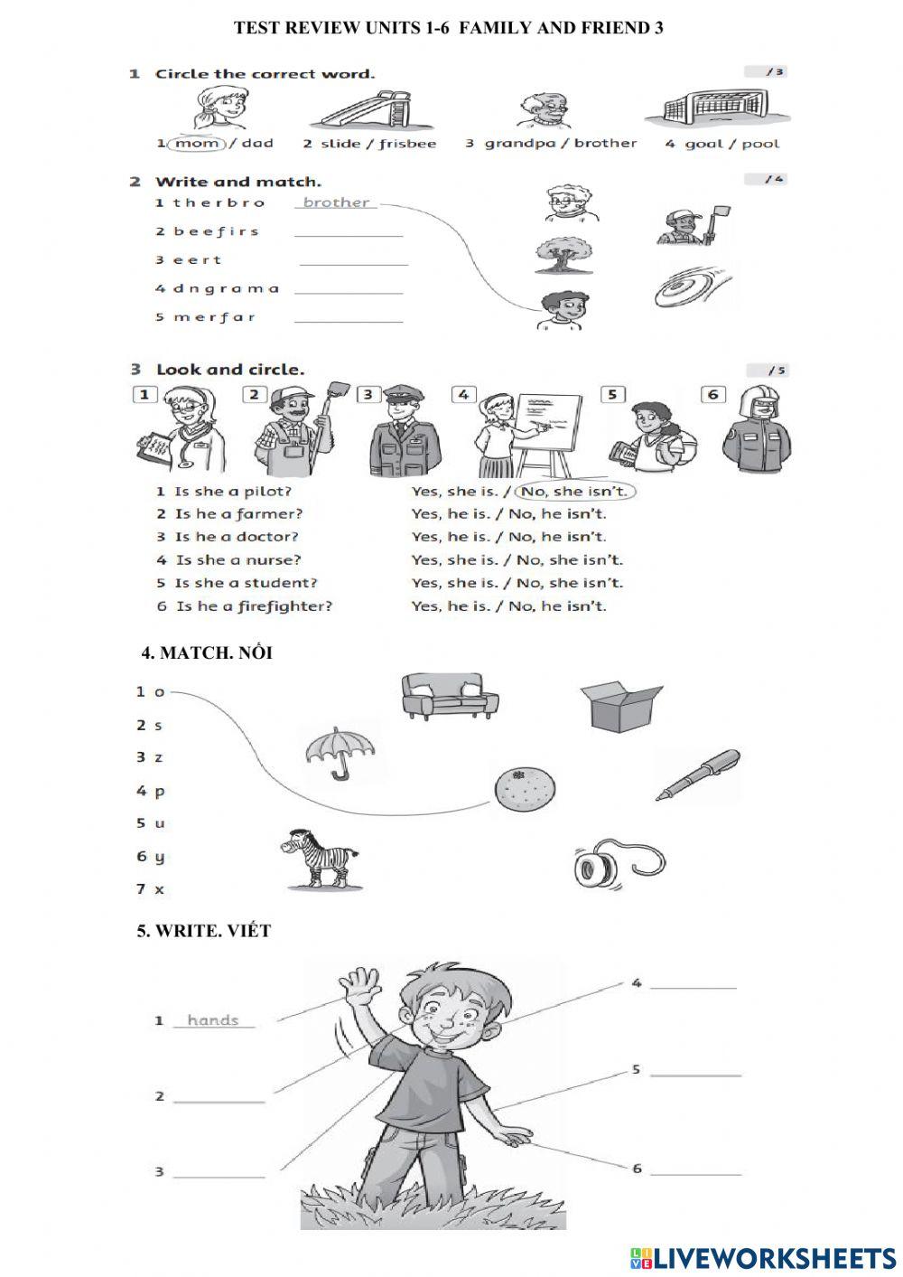 Review uints1-6 family and friend 3