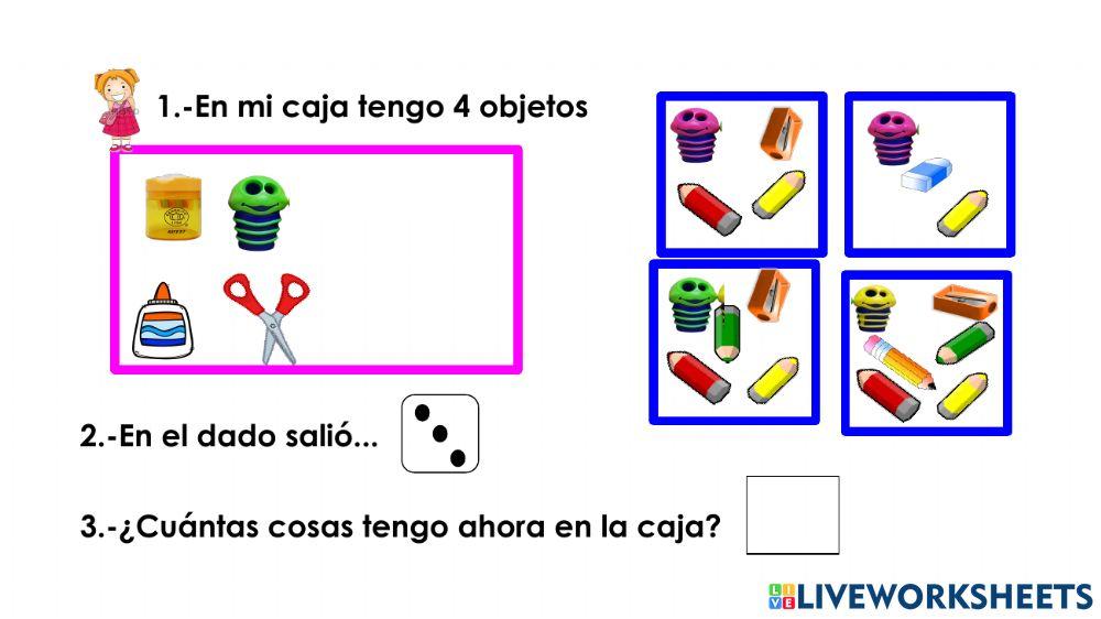 Juntemos cosas en la caja