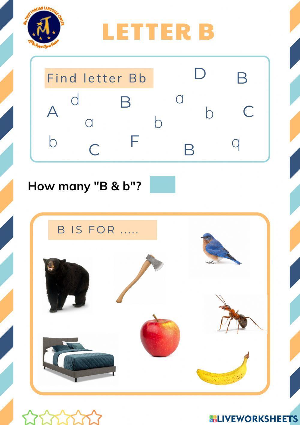 Find Letter Bb