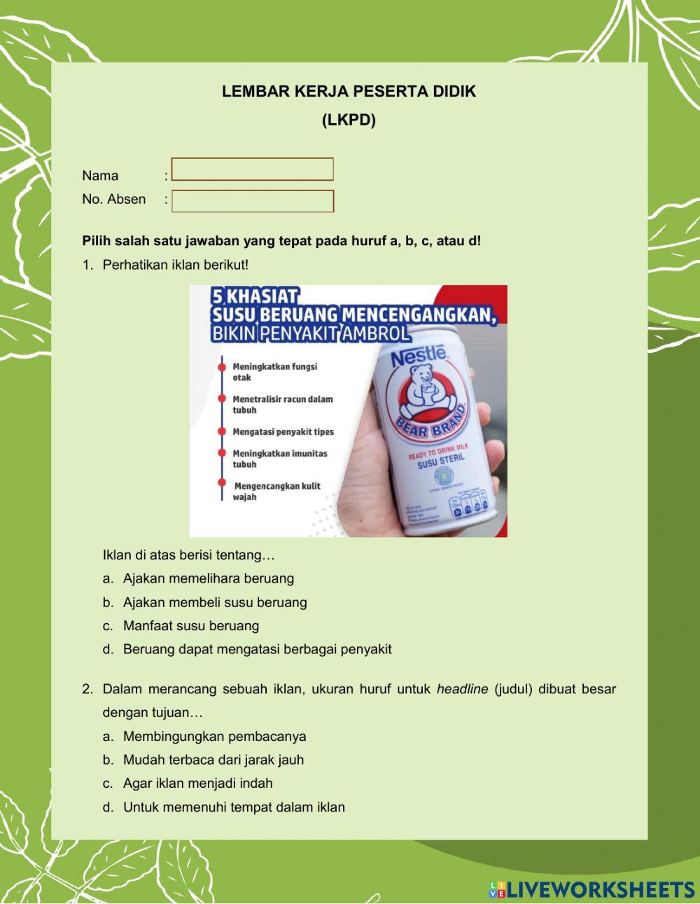 Kelas 5, Tema 3, Subtema 1, Pembelajaran 6