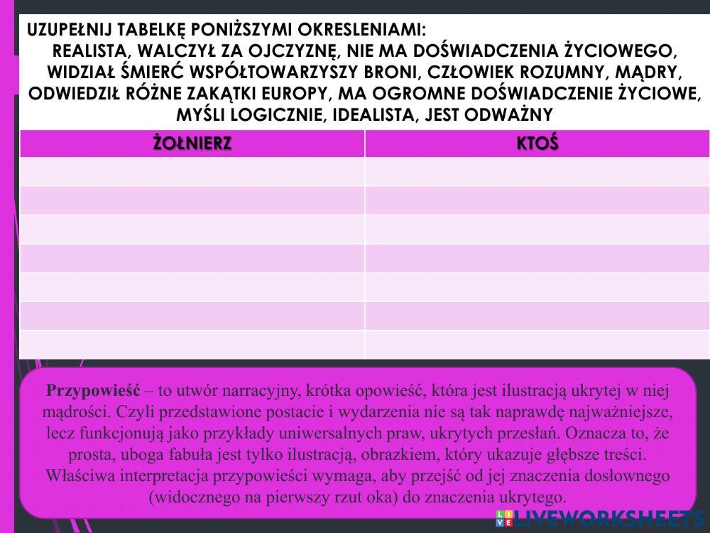 Jan Lechoń -Przypowieść-