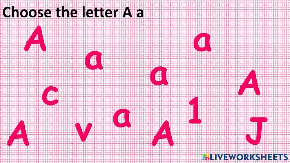 Letter a