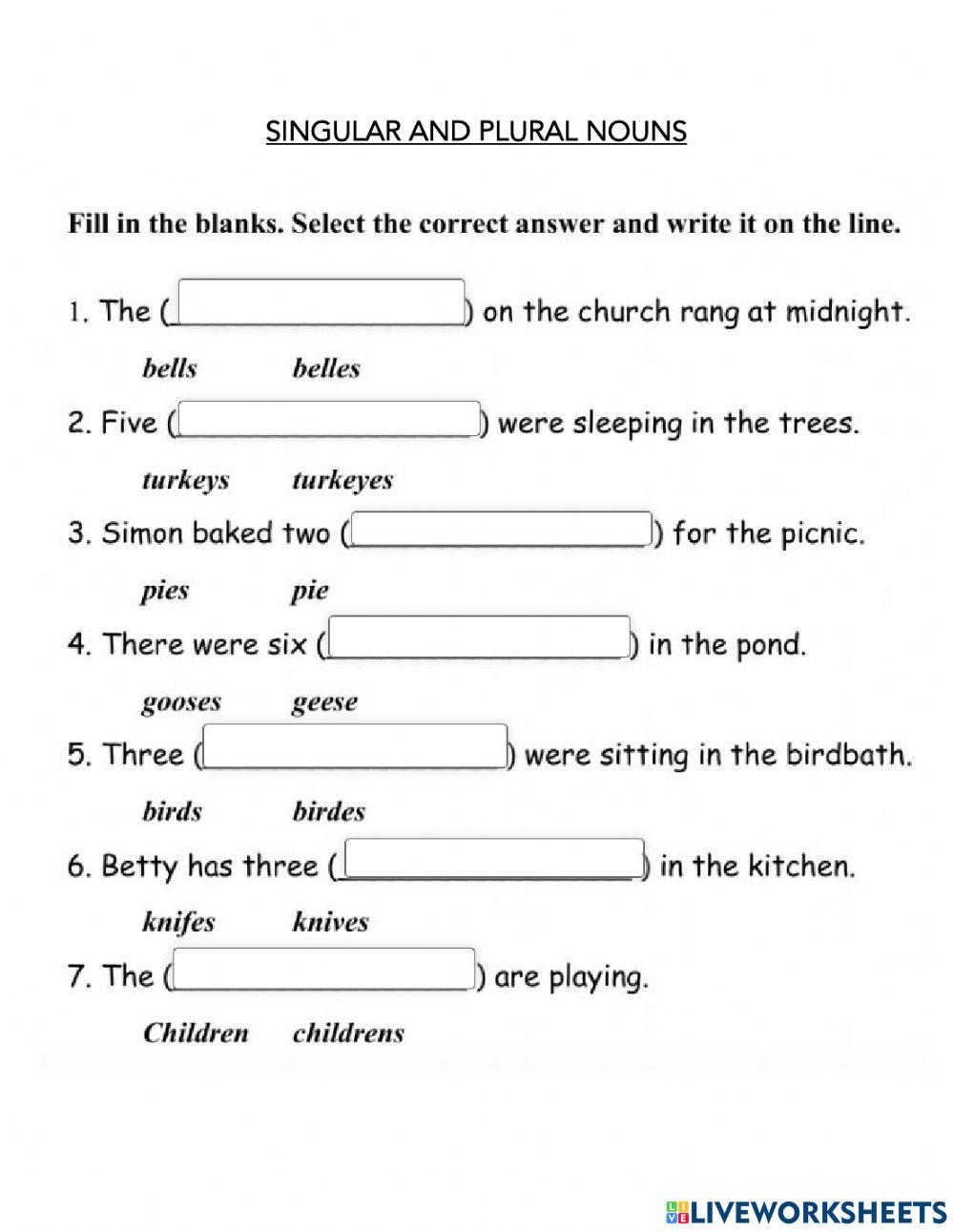 Grammar Year 3 - 20.09.2021 online exercise for | Live Worksheets