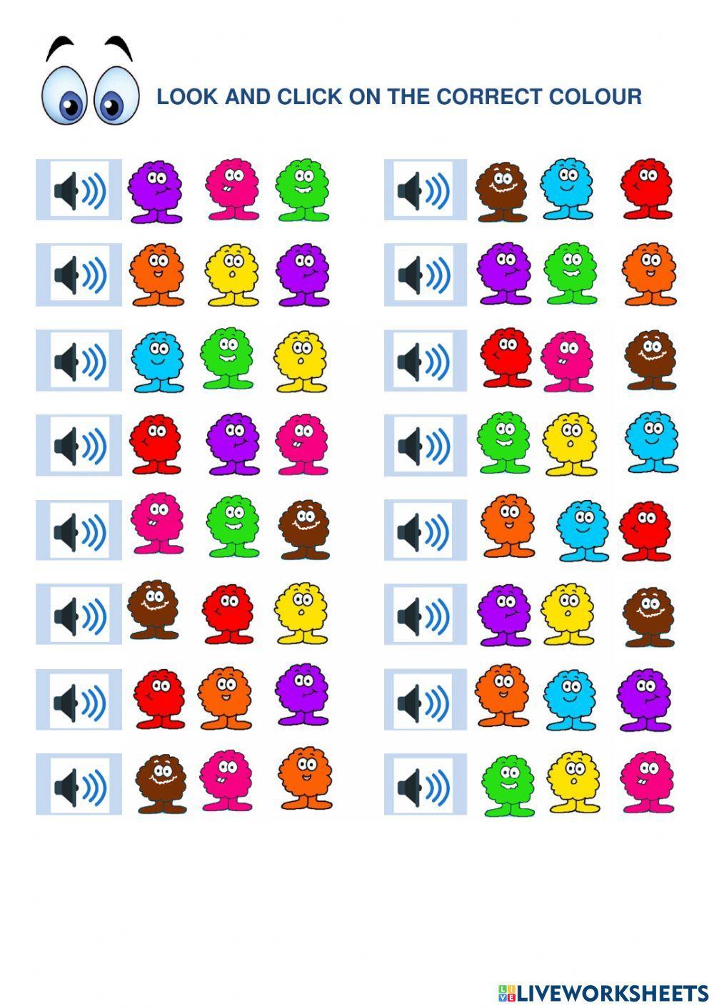 Colours - listening st