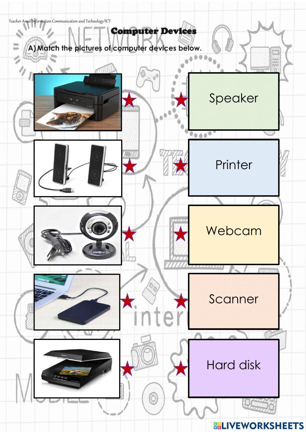 Computer Devices | LiveWorksheets | 1411853