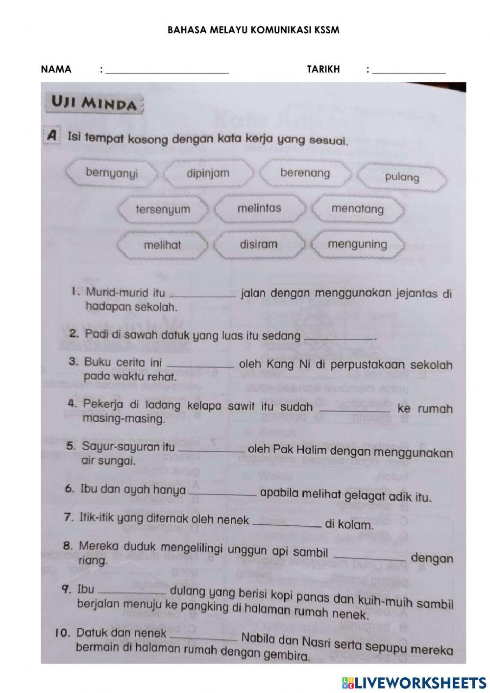 Kata kerja
