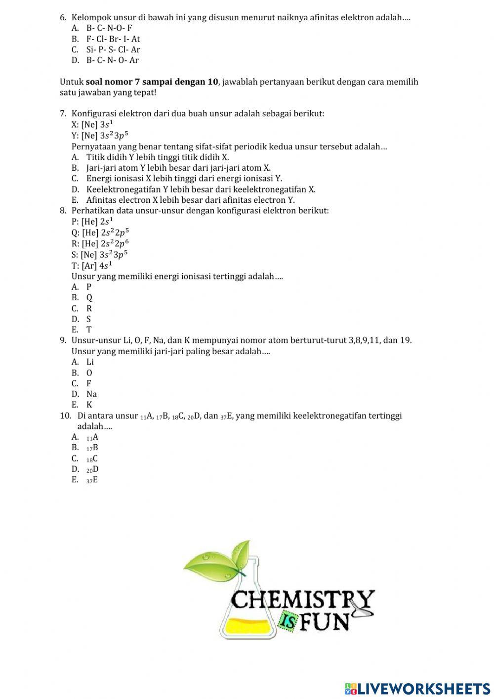 Latihan soal Interaktif