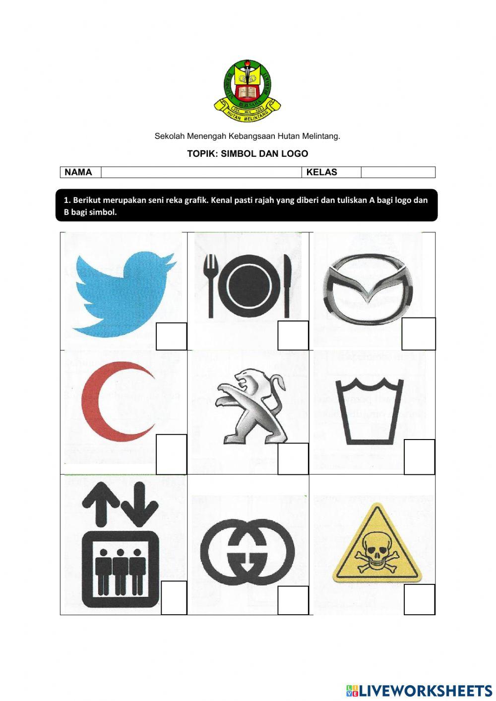 M31 t2 latihan simbol dan logo