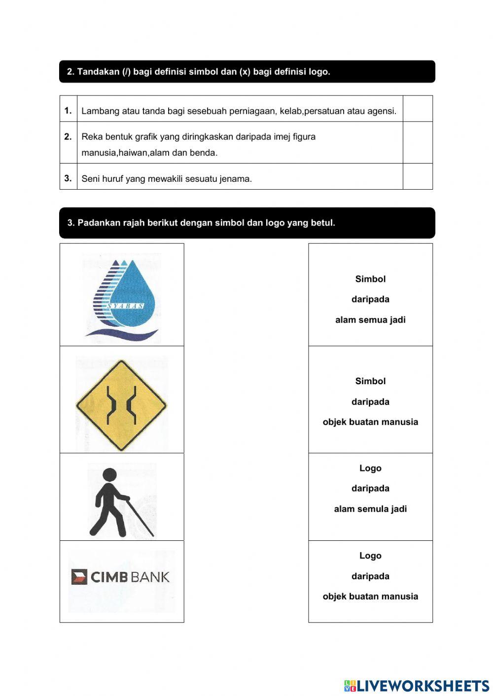 M31 t2 latihan simbol dan logo