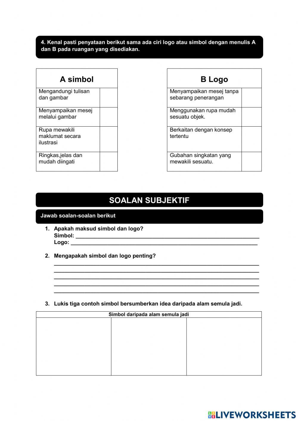 M31 t2 latihan simbol dan logo