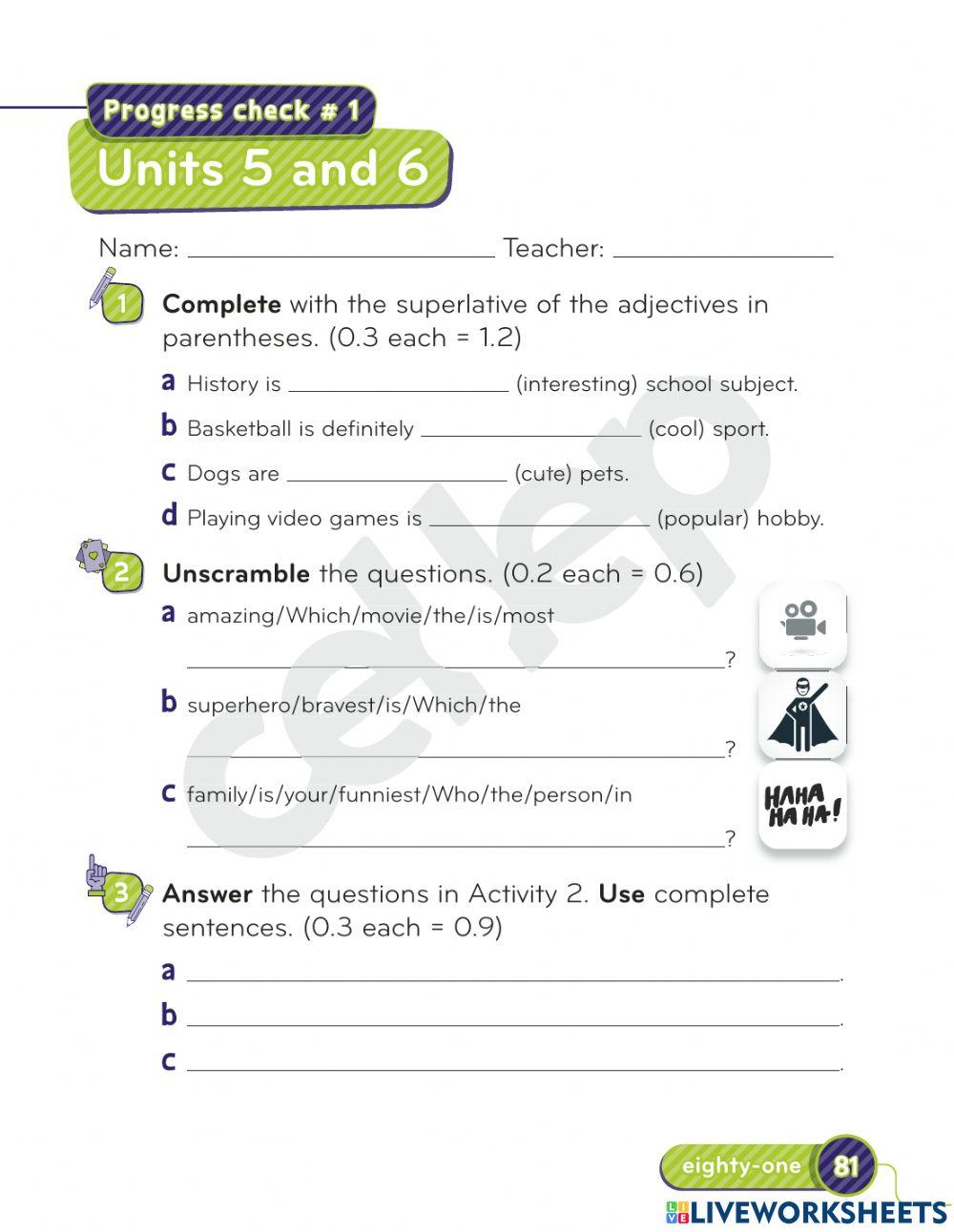 K4B Progress Check 1