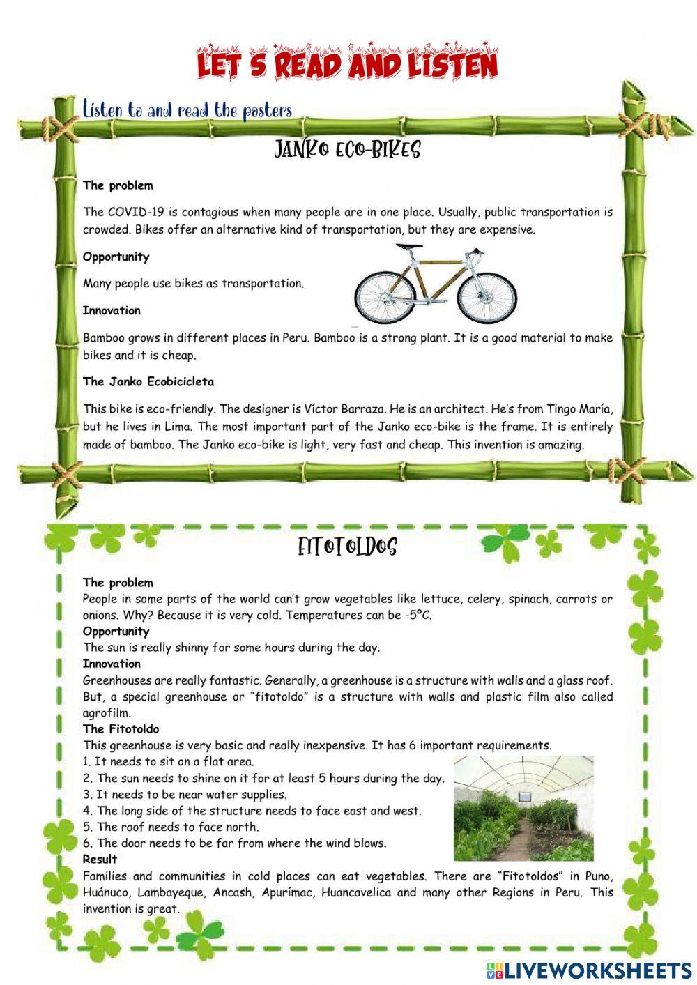 Reading comprenhension