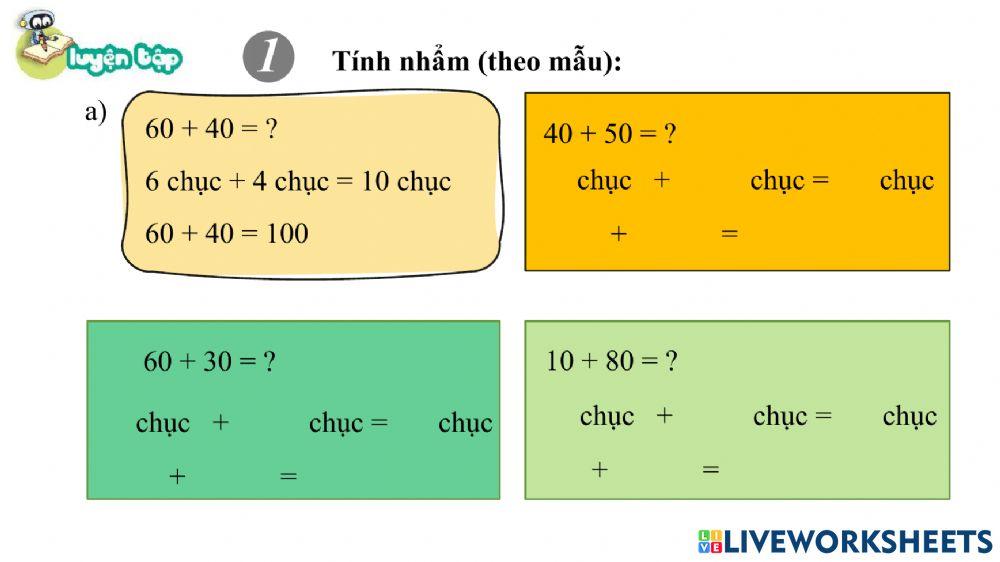 Bài tập Toán ngày 20-9