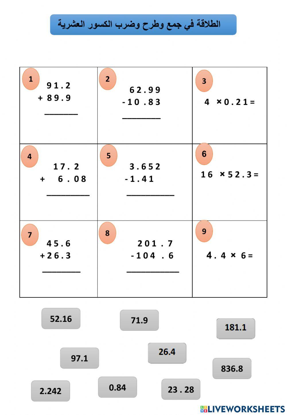 الوحدة الأولى