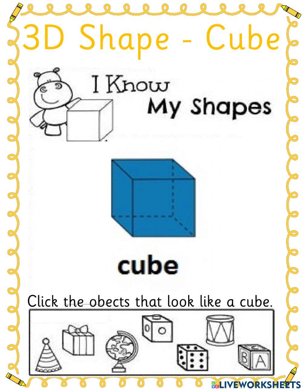 3D Shape - Cube