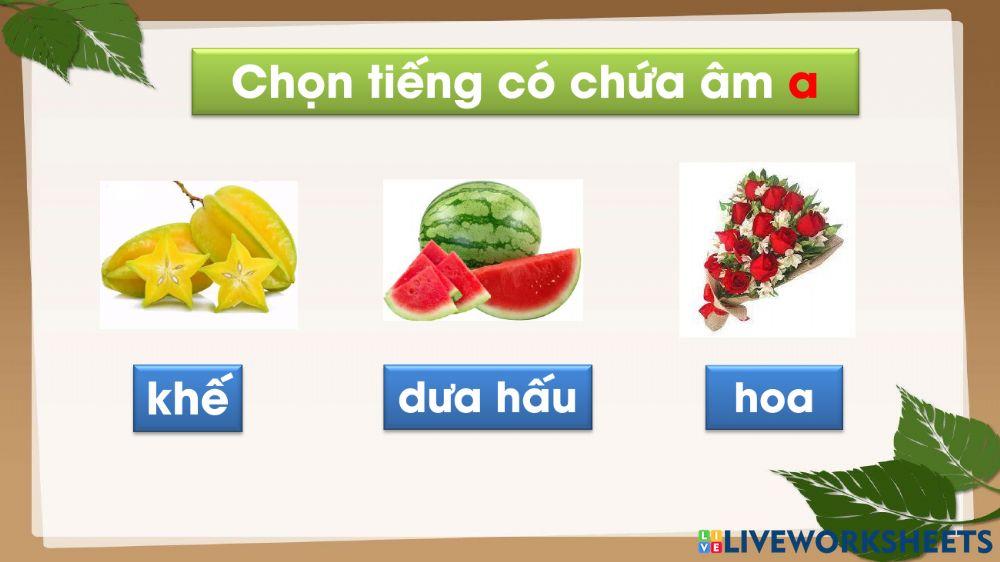 Vui cùng chữ A