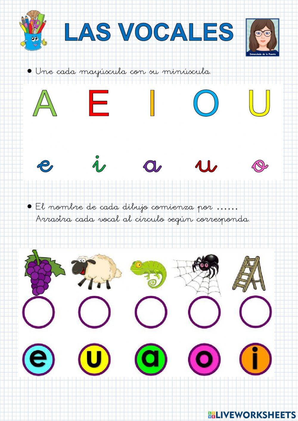 LENGUA 1º Las vocales