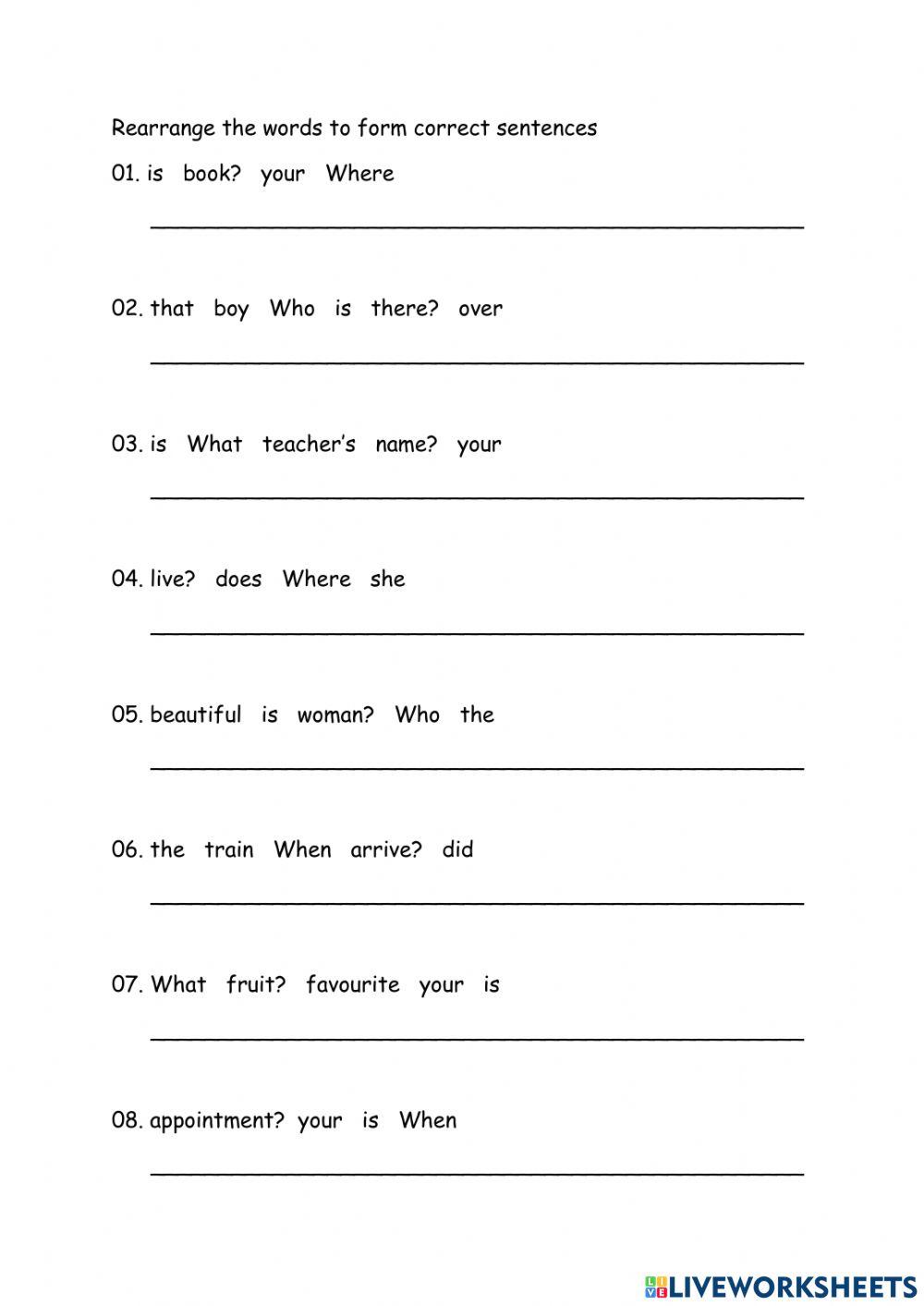 Interrogative Pronouns