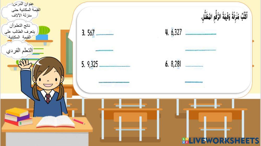 القيمة المكانية