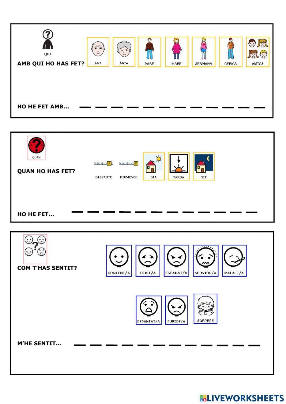 Què he fet el cap de setmana
