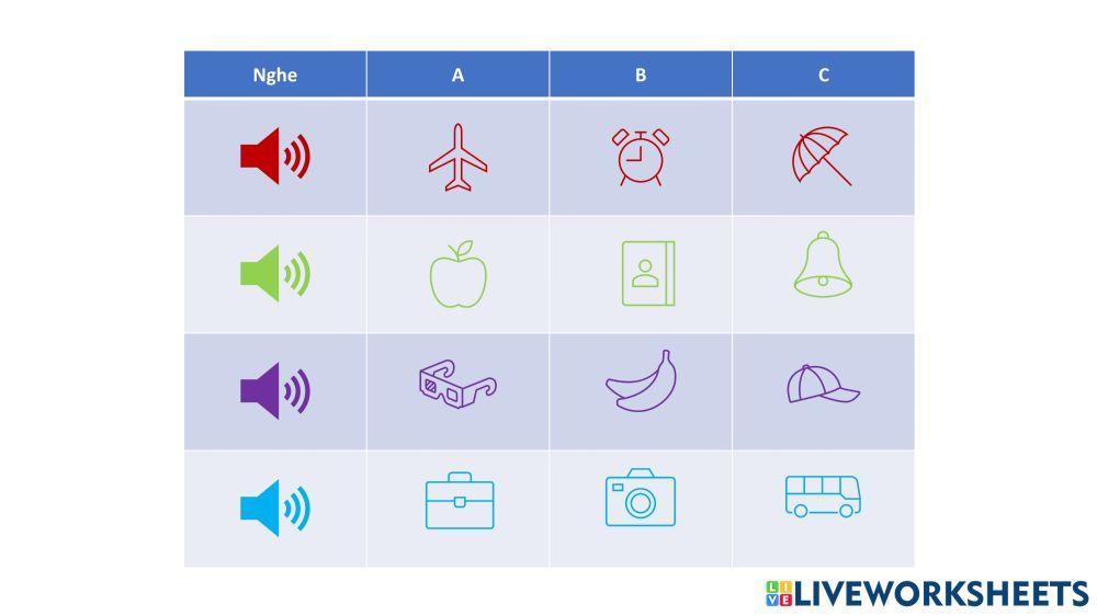 Listen and Choose interactive activity for Grade 2 | Live Worksheets