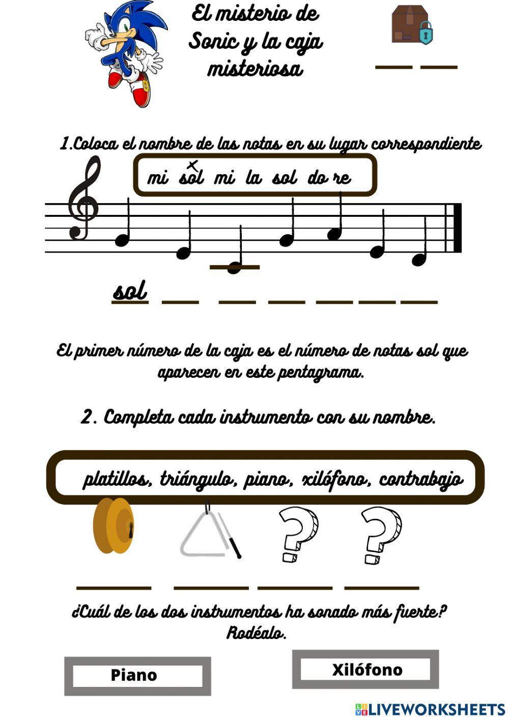 Evaluación inicial 2º