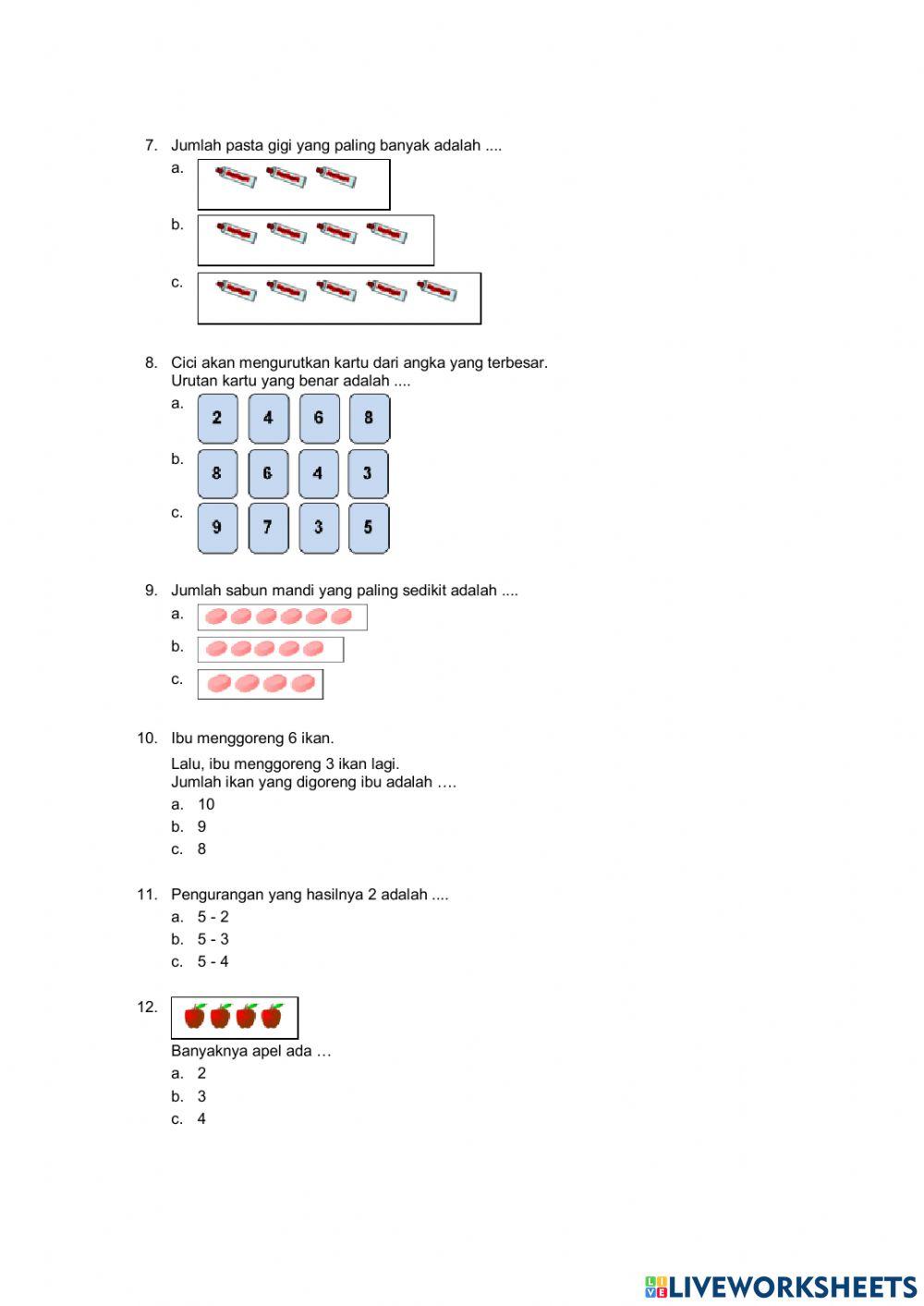 PTS Kelas 1 Tema 1 Sesi 2