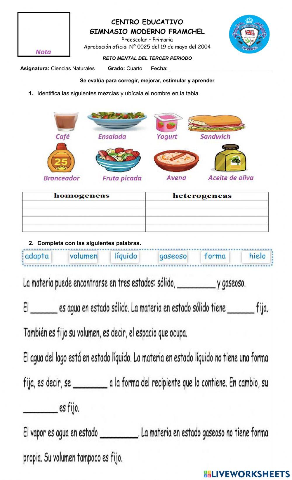 Reto mental de naturales