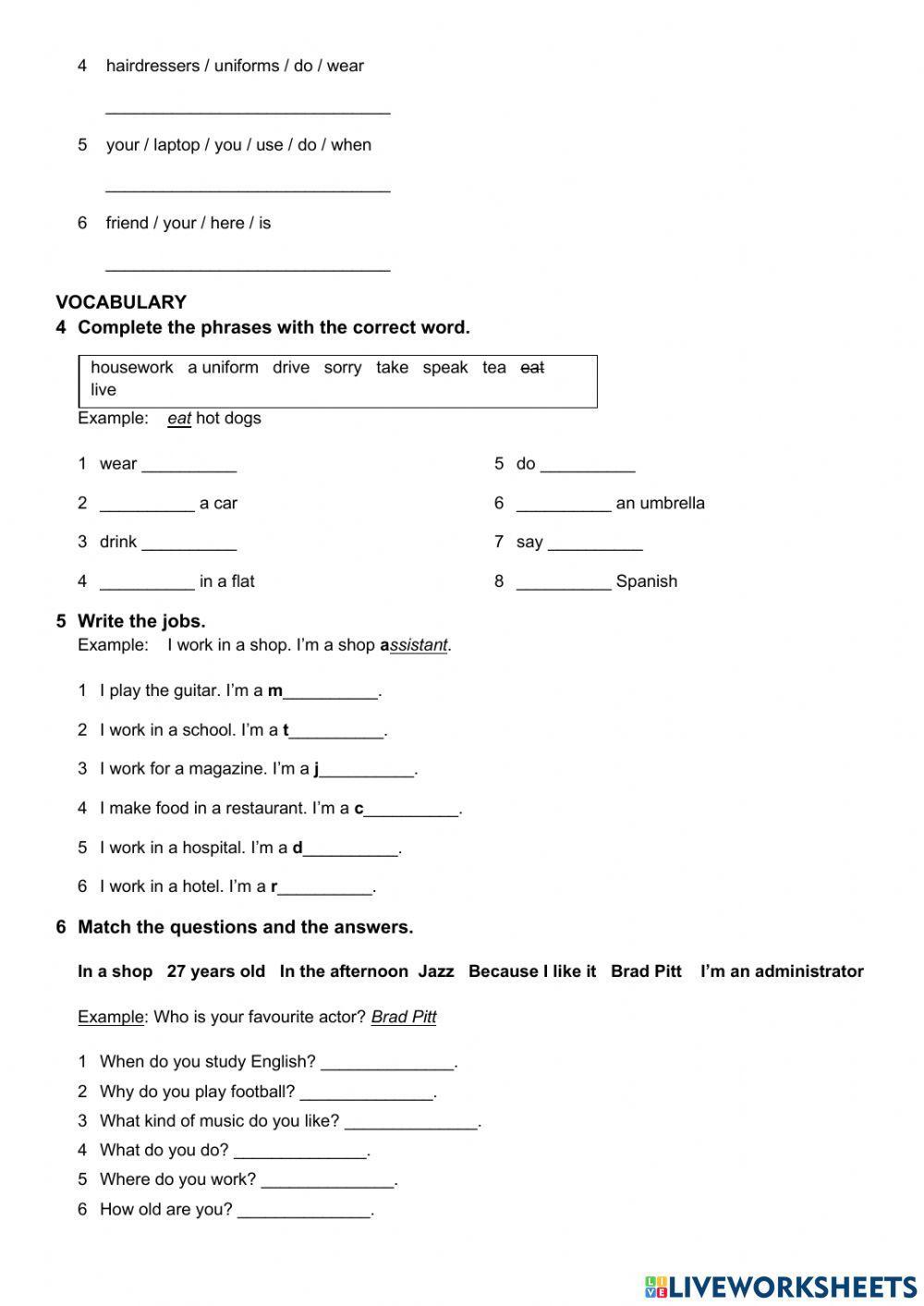 Test file 3 worksheet live worksheets