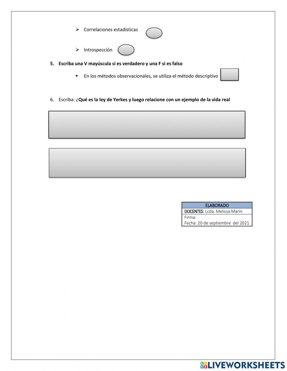Refuerzo psicología