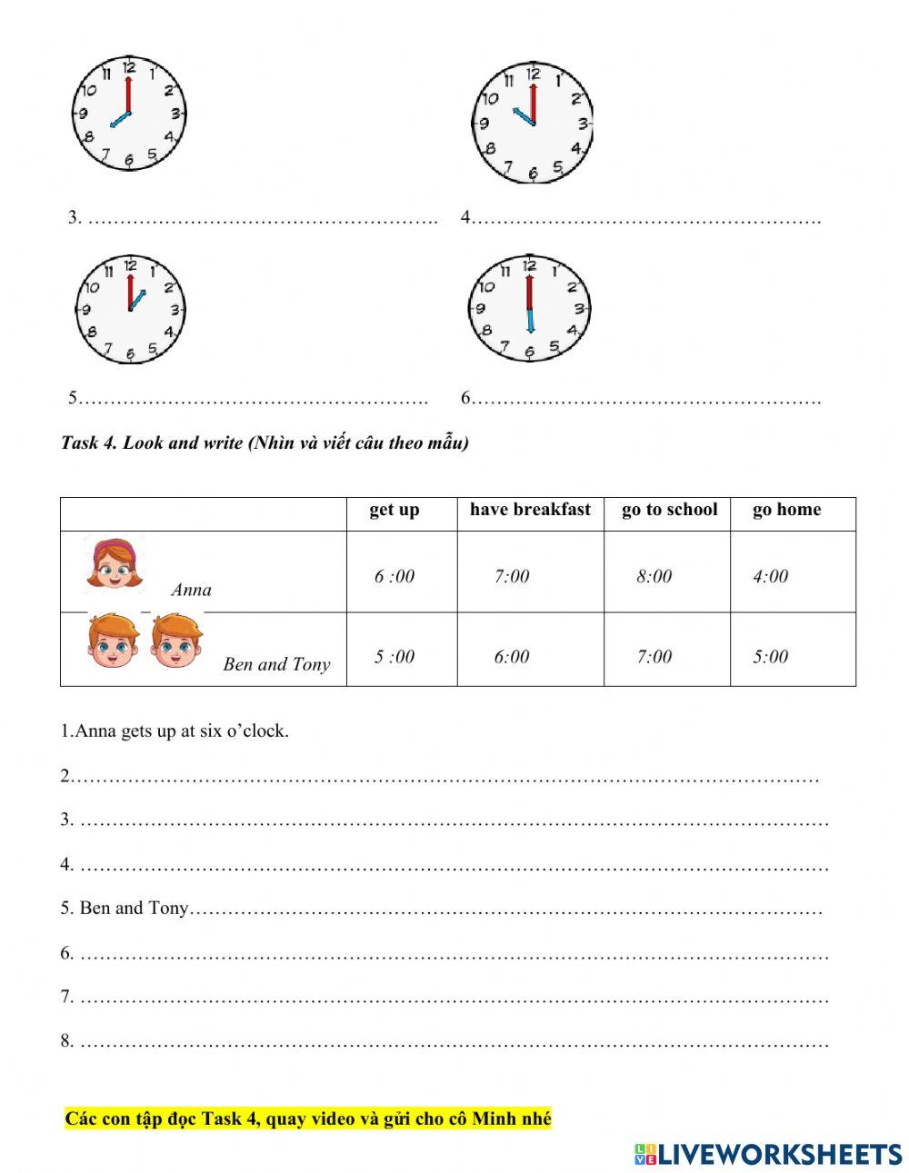 What time is it free exercise | Live Worksheets