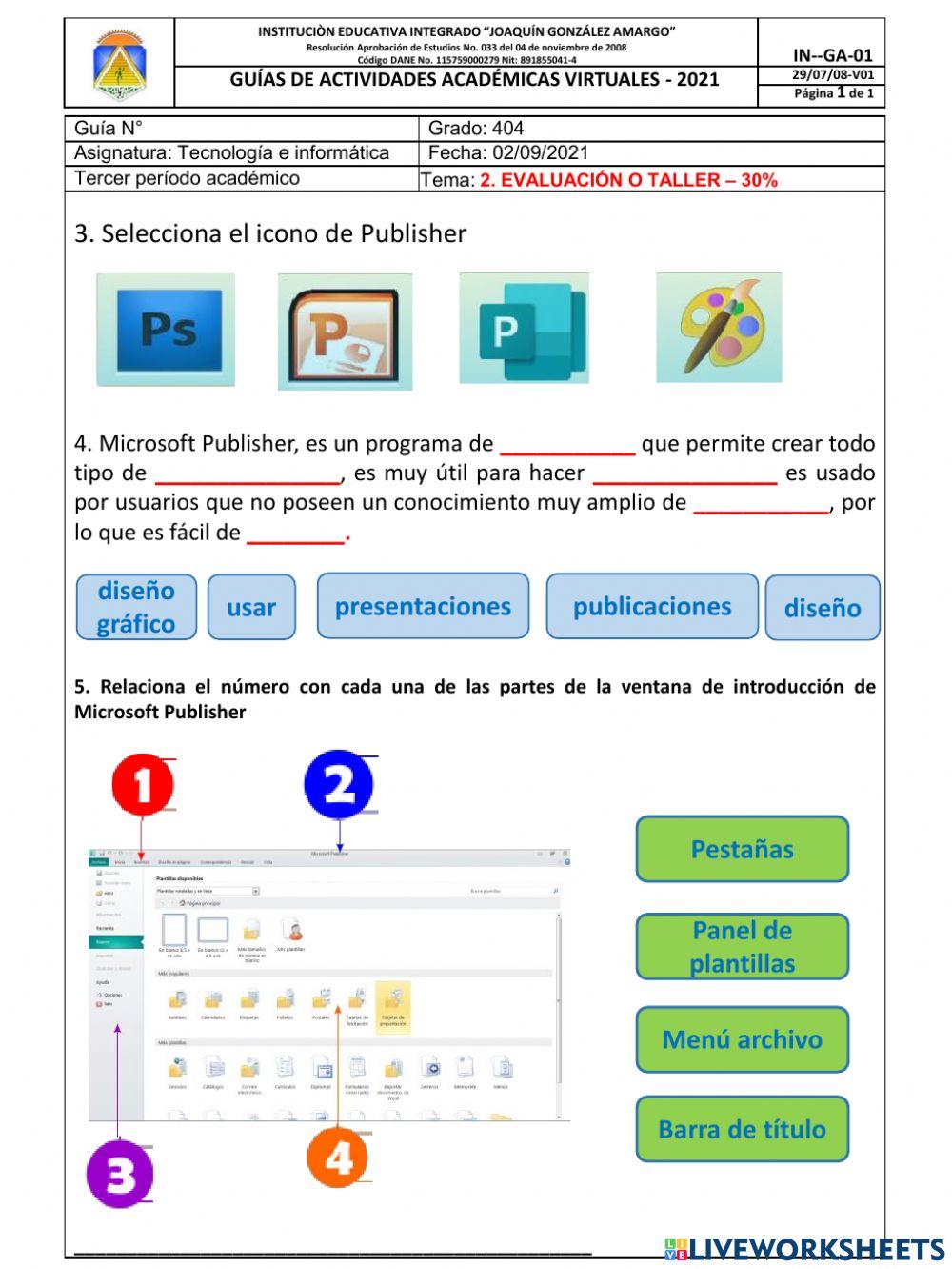 Evaluación de tecnología e informática