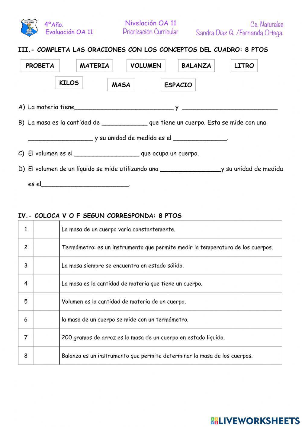 Propiedades de la materia